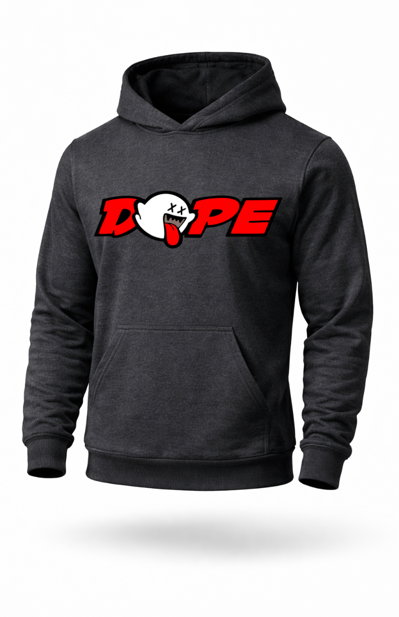 DOPE ghost meme graphic hoodie by Tailored Threadz