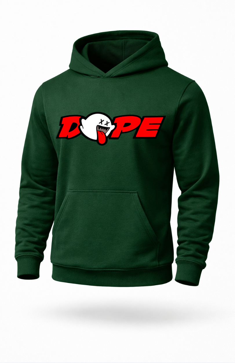 DOPE ghost meme graphic hoodie by Tailored Threadz