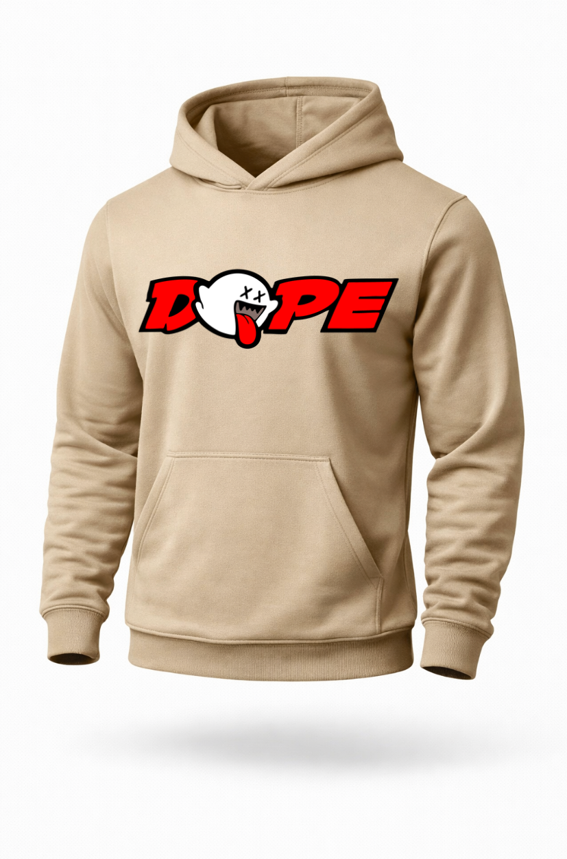 DOPE ghost meme graphic hoodie by Tailored Threadz
