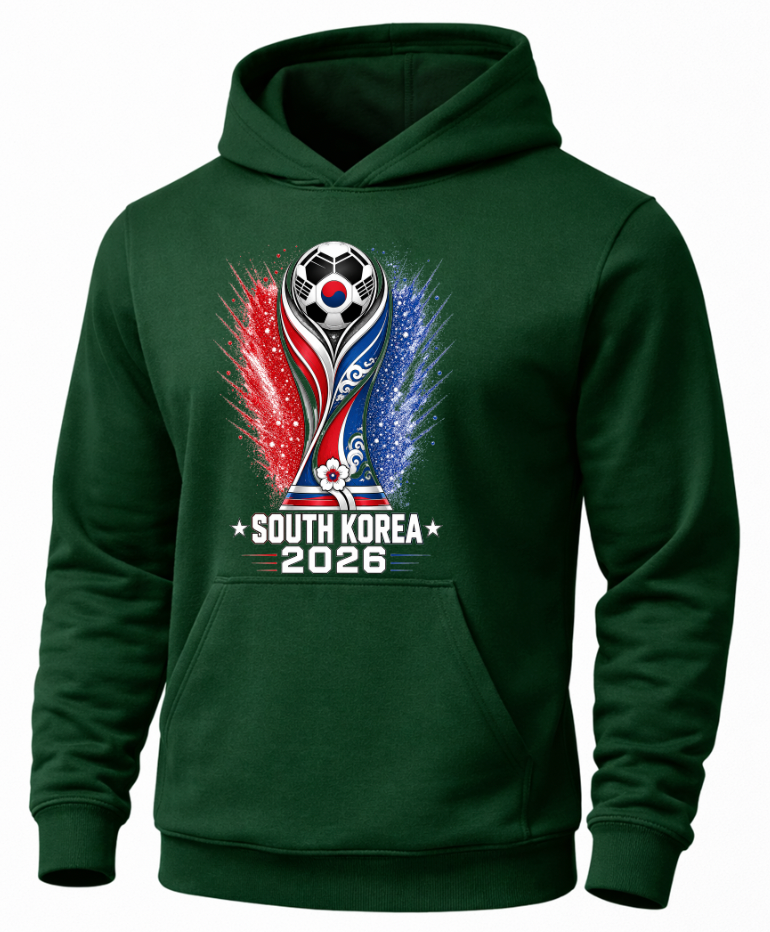 Forest green South Korea supporter hoodie