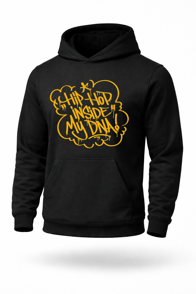 Hip Hop Inside My DNA graffiti streetwear hoodie
