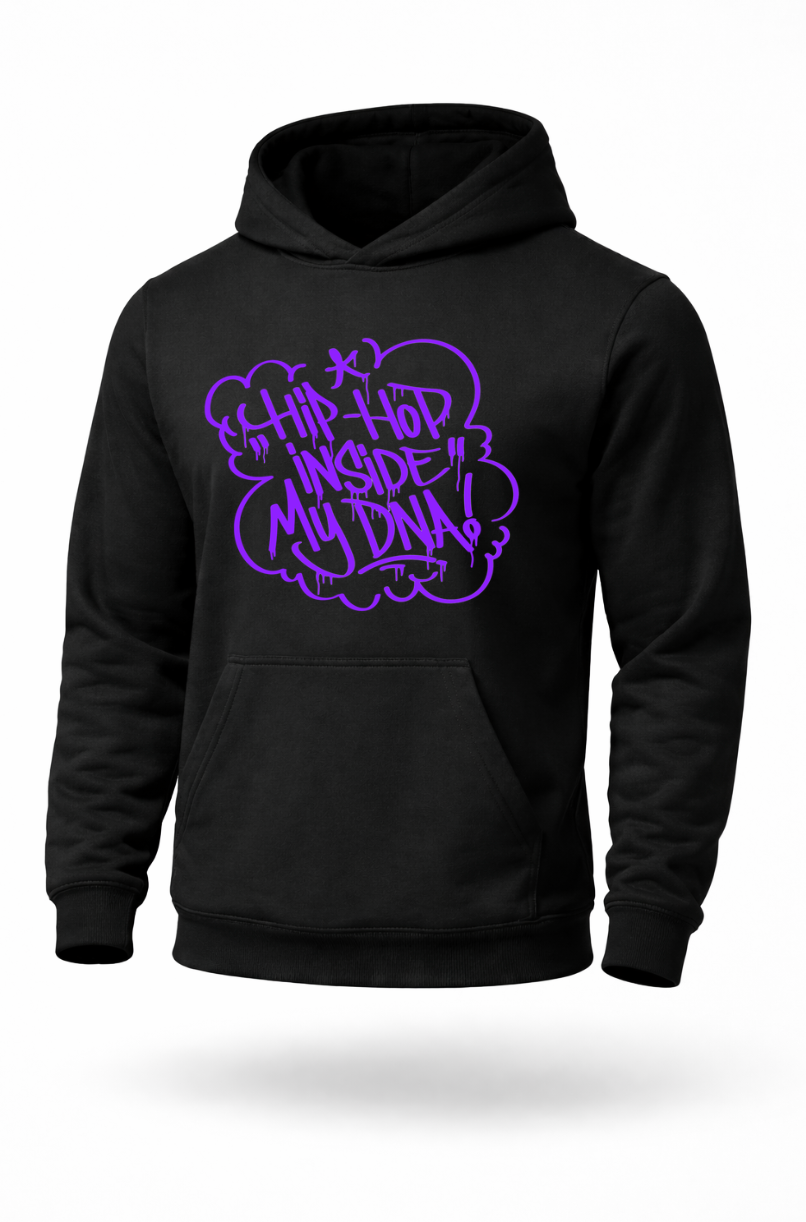 Hip Hop Inside My DNA graffiti streetwear hoodie