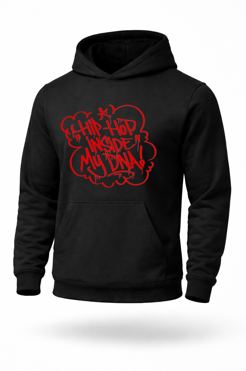 Hip Hop Inside My DNA graffiti streetwear hoodie