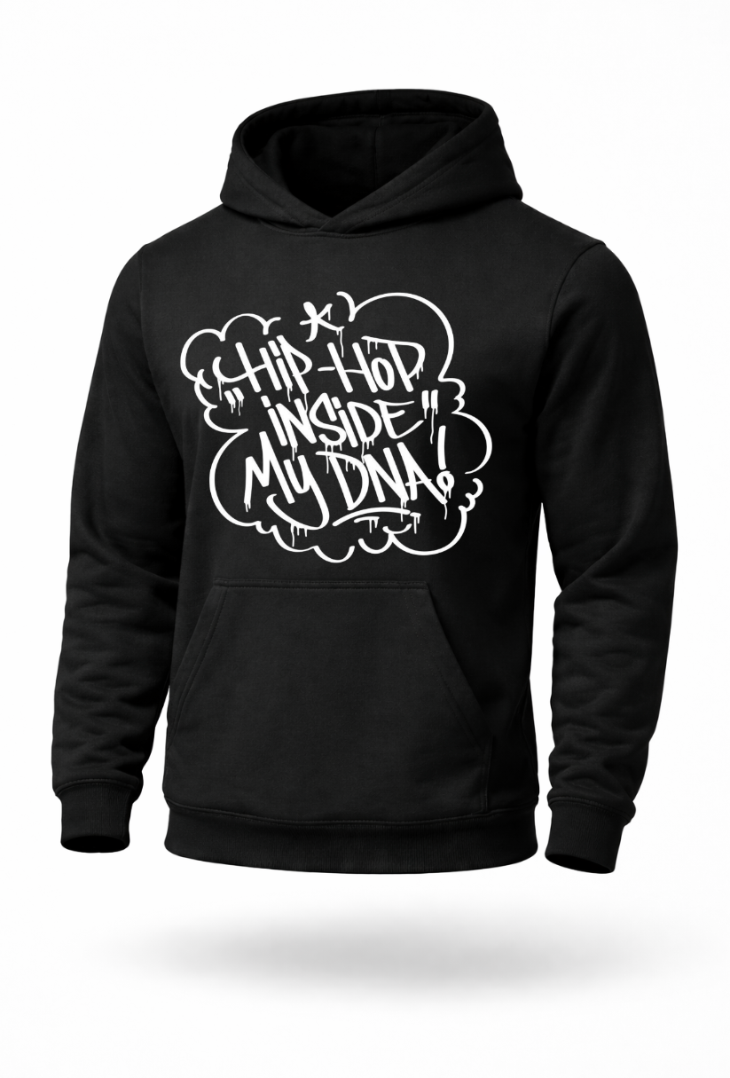 Hip Hop Inside My DNA graffiti streetwear hoodie