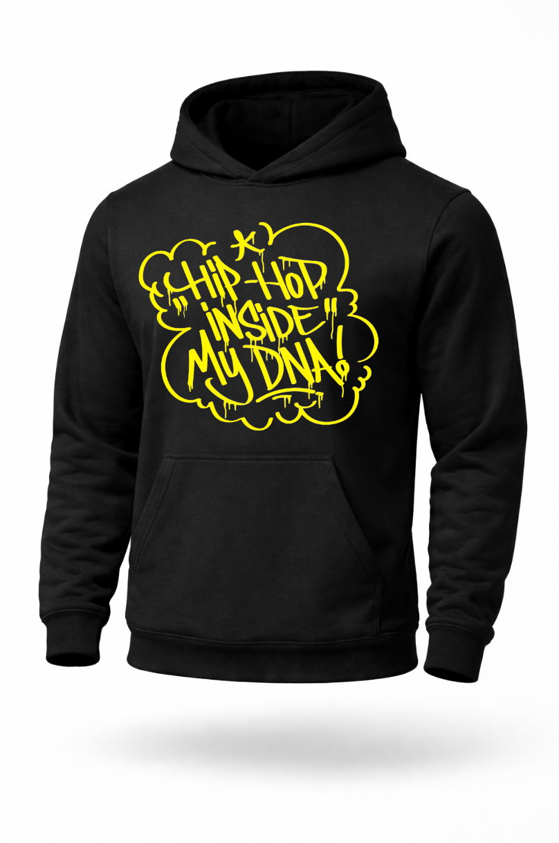 Hip Hop Inside My DNA graffiti streetwear hoodie