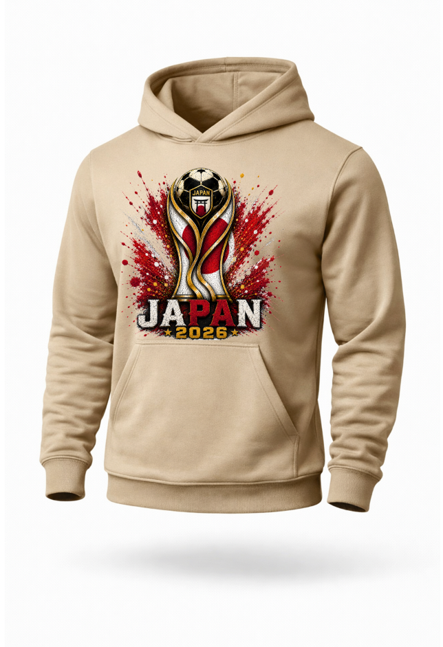 Sand Japan Fan Hoodie Japanese Football Sweatshirt