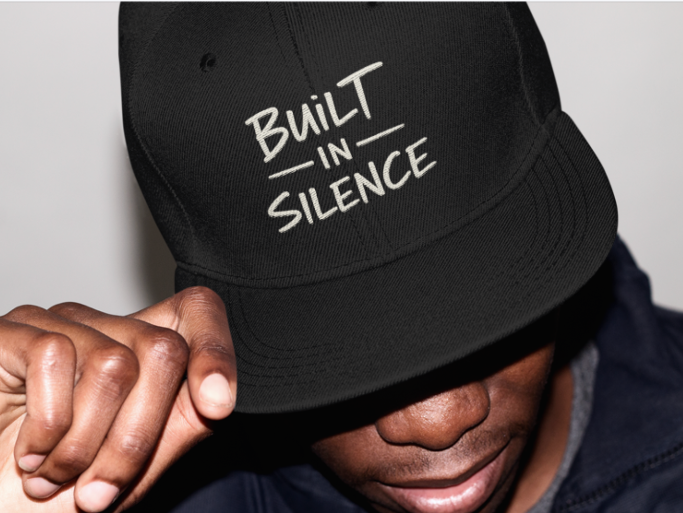 Built In Silence Snapback – Black