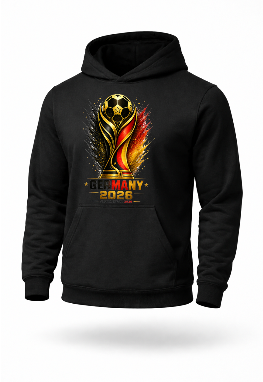 Germany 2026 Soccer Hoodie | German Football Fan Streetwear Hoodie