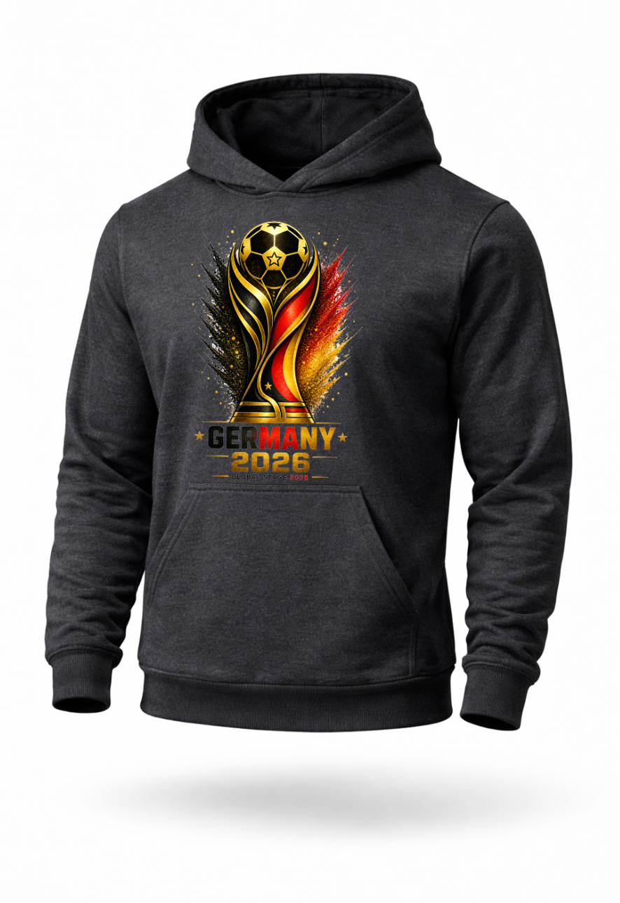 Germany 2026 Soccer Hoodie | German Football Fan Streetwear Hoodie