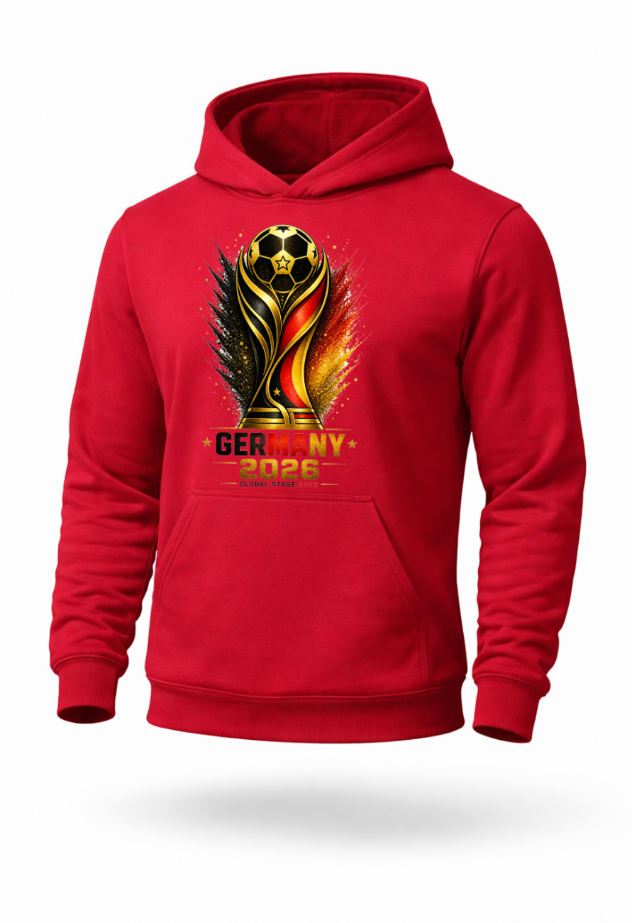 Germany 2026 Soccer Hoodie | German Football Fan Streetwear Hoodie