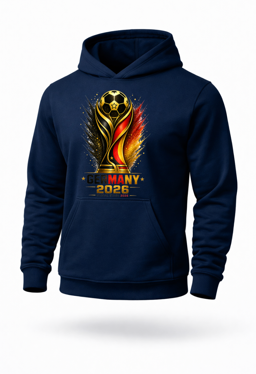 Germany 2026 Soccer Hoodie | German Football Fan Streetwear Hoodie