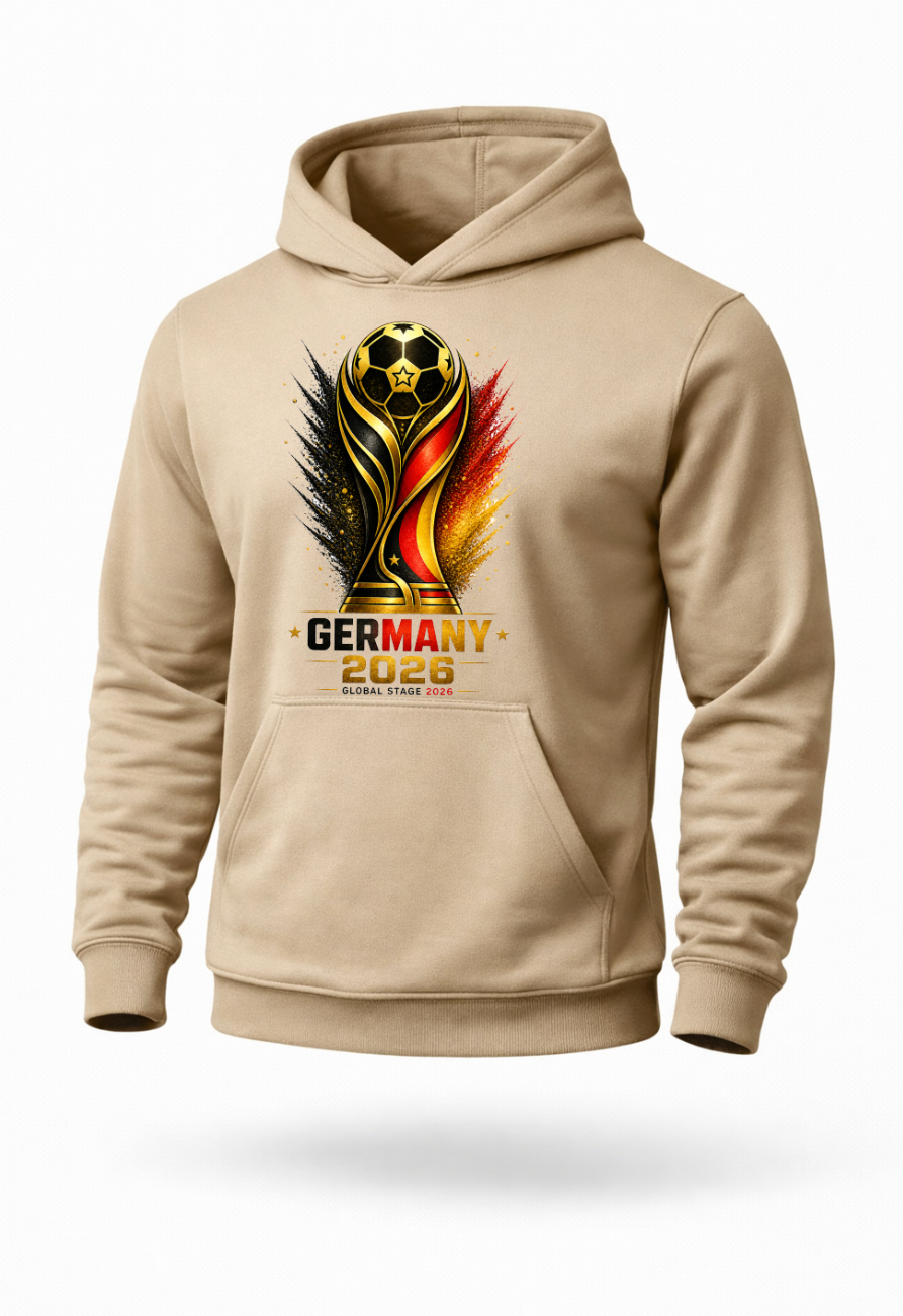 Germany 2026 Soccer Hoodie | German Football Fan Streetwear Hoodie