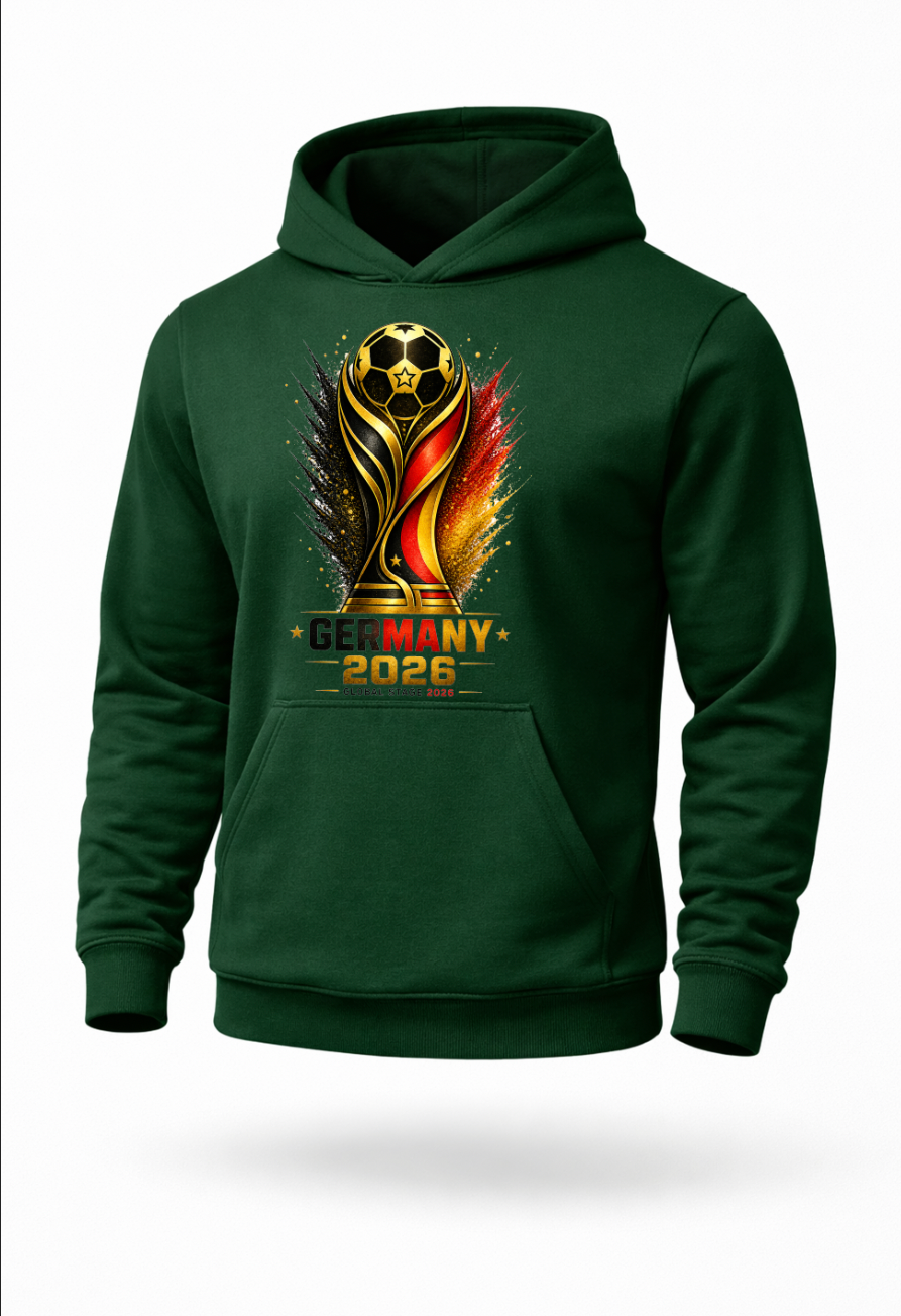Germany 2026 Soccer Hoodie | German Football Fan Streetwear Hoodie