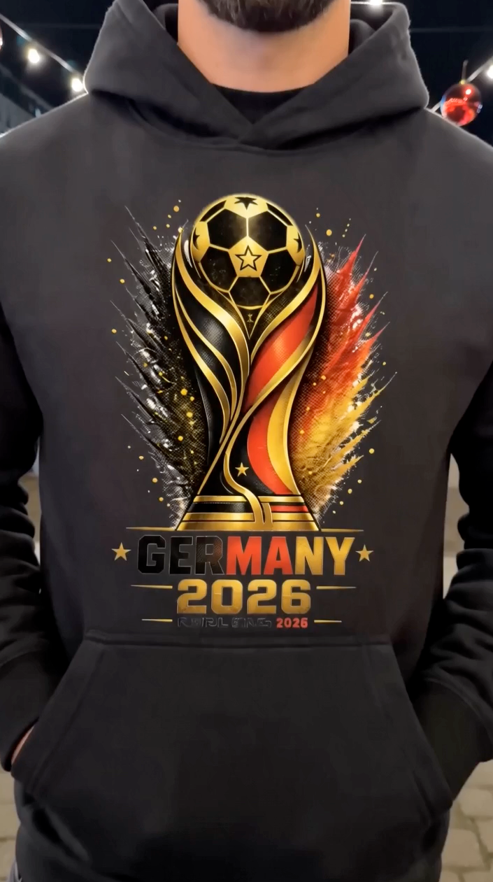Germany 2026 Soccer Hoodie | German Football Fan Streetwear Hoodie