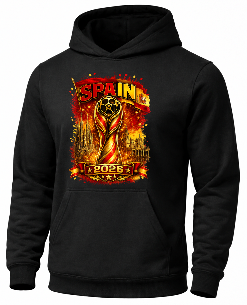 Spain 2026 World Cup Champions Hoodie