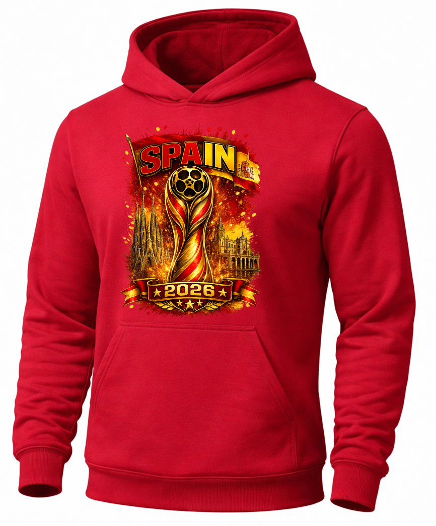 Spain 2026 World Cup Champions Hoodie