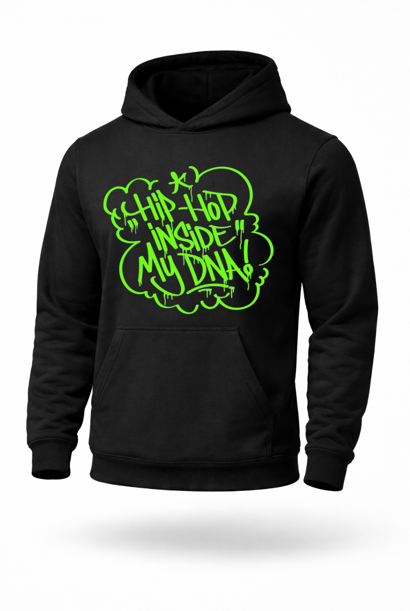 Hip Hop Inside My DNA graffiti streetwear hoodie