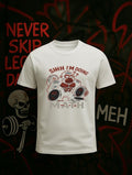 Funny Workout Gorilla T-Shirt: Shhh I'm Doing Math - Gym Humor