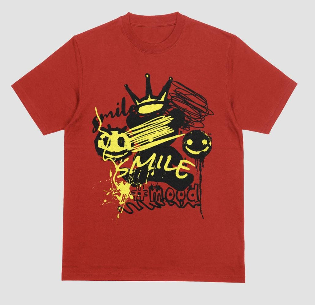 Graffiti Smile T-Shirt: Urban Streetwear Graphic Tee - DTF Print