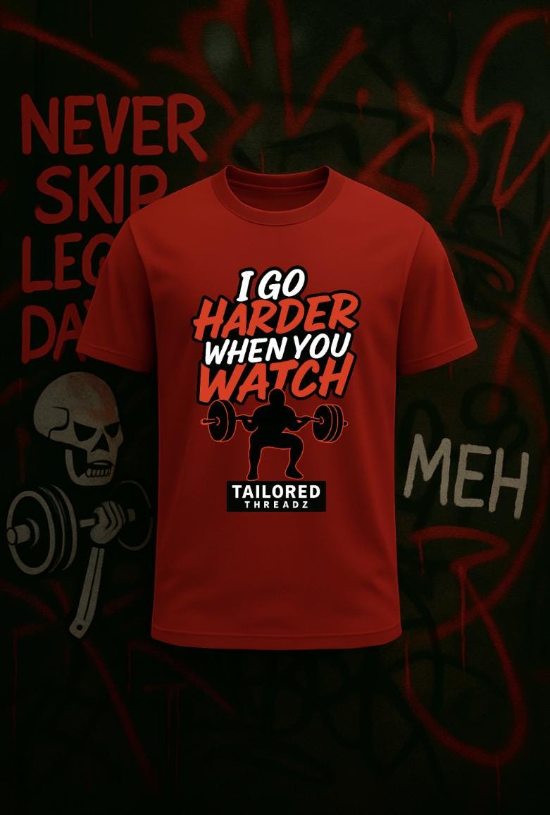 Funny Gym Shirt: I Go Harder When You Watch - Fitness Motivation