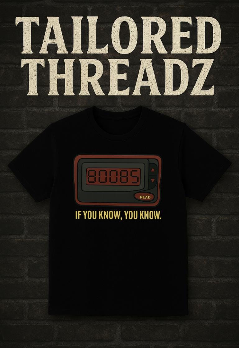 Retro 80085 Pager T-Shirt: Funny 90s Nostalgia Graphic Tee