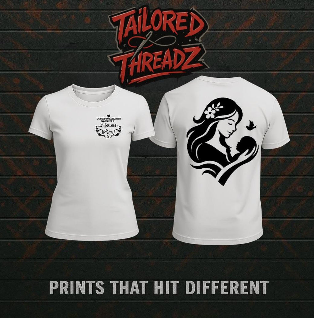 Memorial Mom & Baby T-Shirt: Infant Loss Awareness - Limited Edition