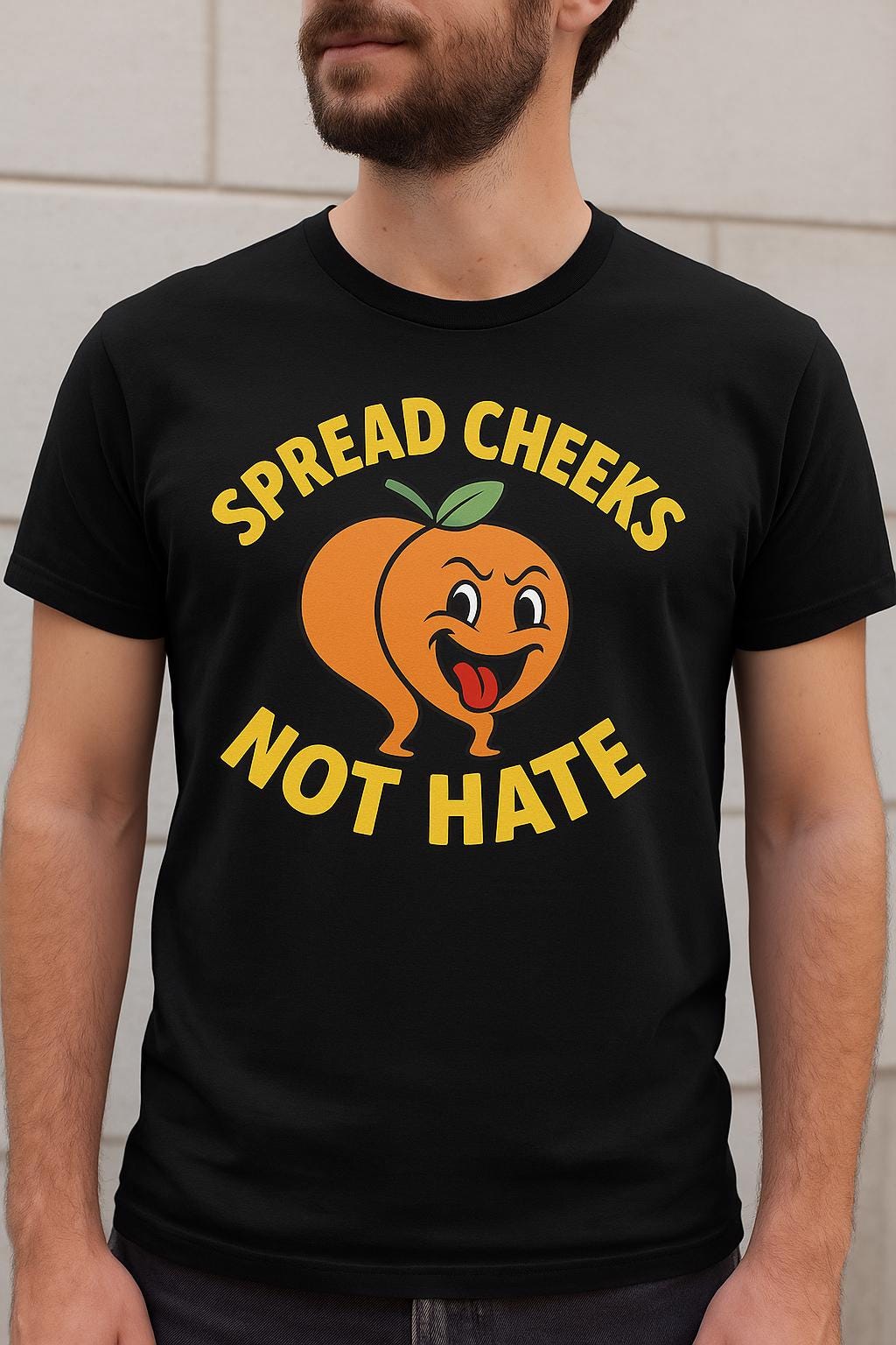 Funny Peach Pun T-Shirt: Sarcastic Humor Graphic Tee