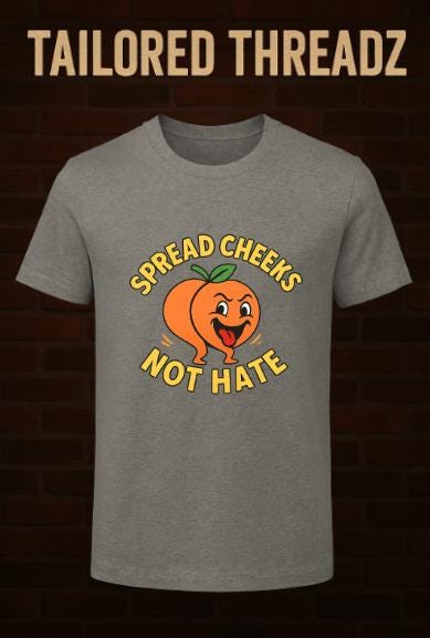 Funny Peach Pun T-Shirt: Sarcastic Humor Graphic Tee