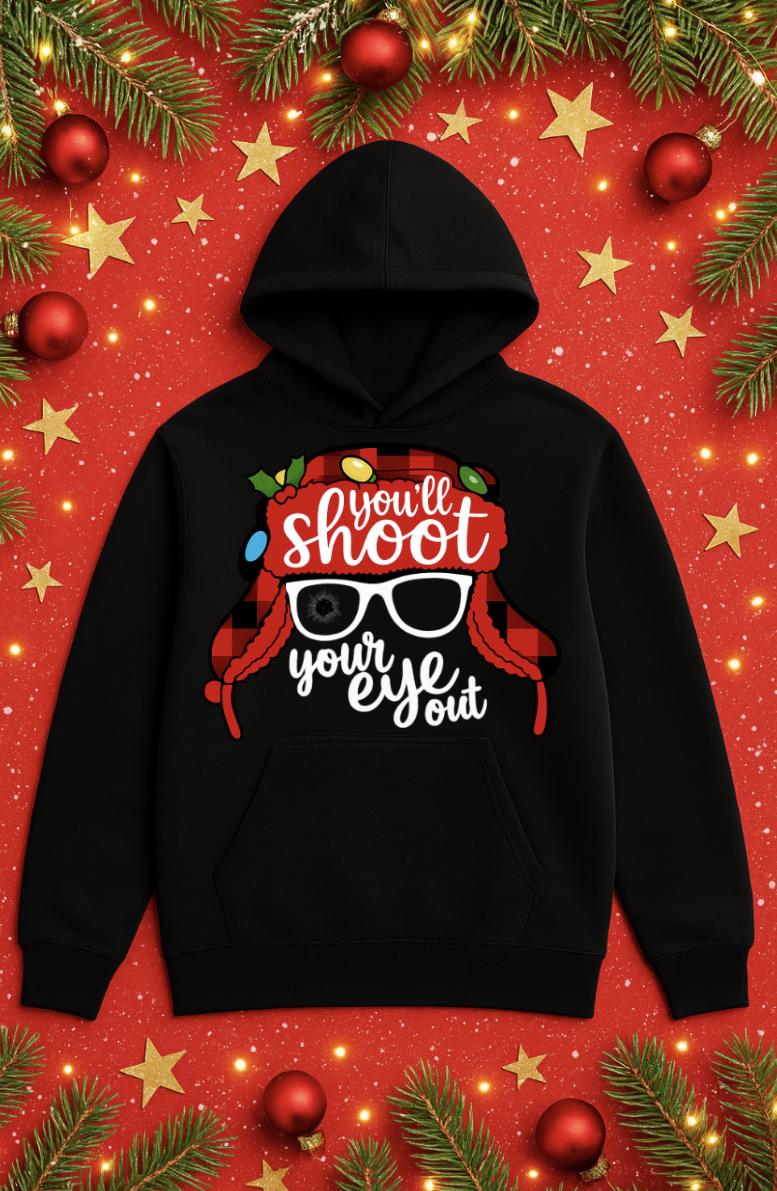 Funny Christmas Hoodie for Men & Women, Retro Holiday Hoodie, Christmas Inspired Hoodie, Holiday Humor Gift, Tailored Threadz