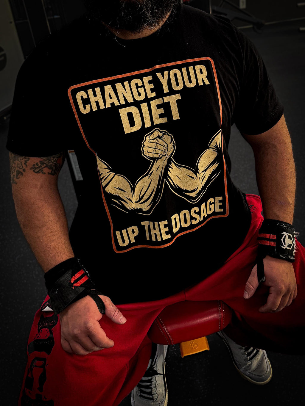 Funny Gym Shirt for Men: Bodybuilding Motivation Tee