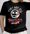 No Rules Allowed Shirt, Grunge Graphic Tee, Edgy Streetwear Shirt, Smiley Face T-Shirt