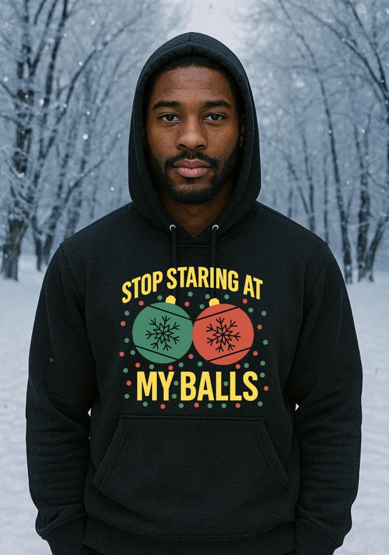 Funny Christmas Hoodie for Men, Adult Holiday Hoodie, Sarcastic Sweatshirt, Naughty Gift