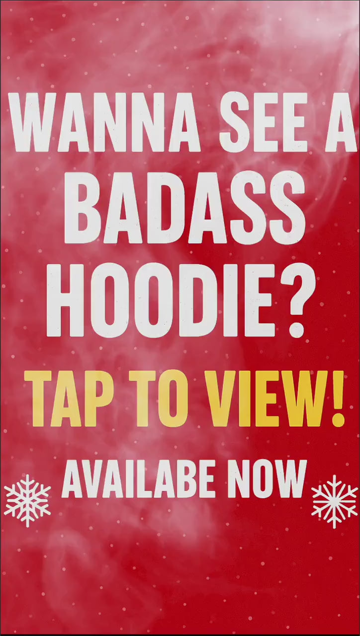 Funny Christmas Hoodie for Adults | Rude Santa Hoodie | Offensive Holiday Sweatshirt | Sarcastic Xmas Gift for Men or Women