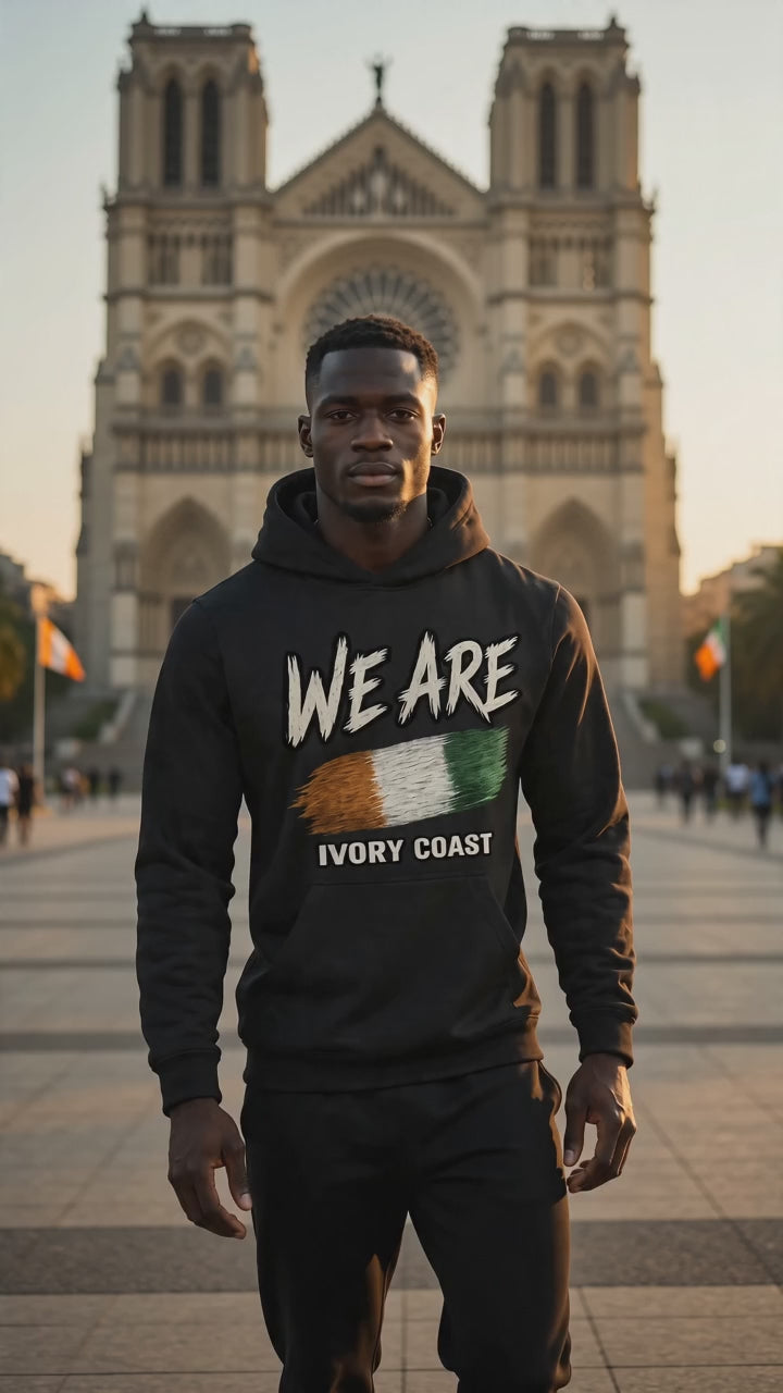 WE ARE Ivory Coast Heritage Flag Hoodie