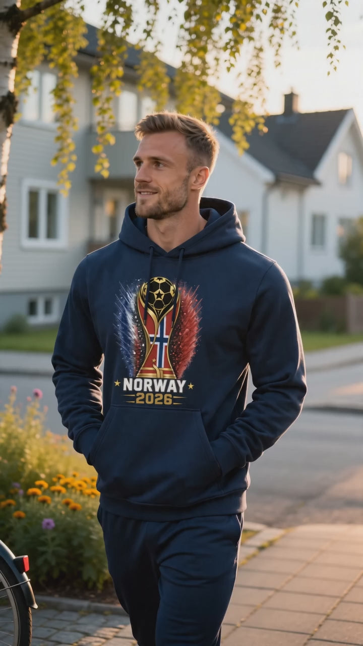 Norway Soccer Hoodie 2026 Football Fan Sweatshirt