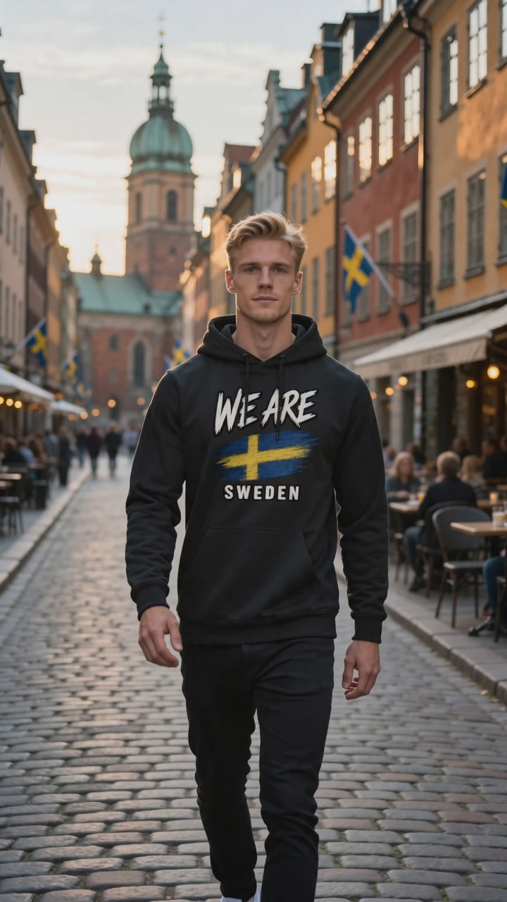 WE ARE Sweden Heritage Flag Hoodie