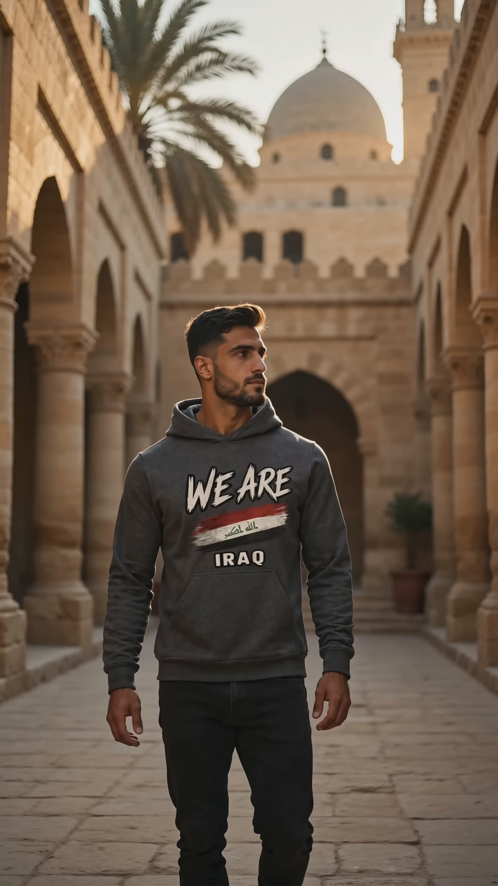 WE ARE Iraq Flag Heritage Hoodie