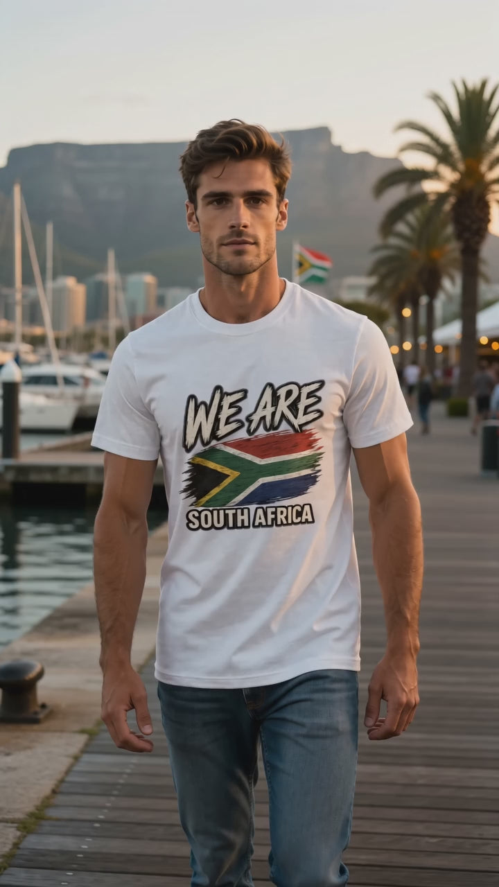 WE ARE South Africa Heritage Flag T-Shirt
