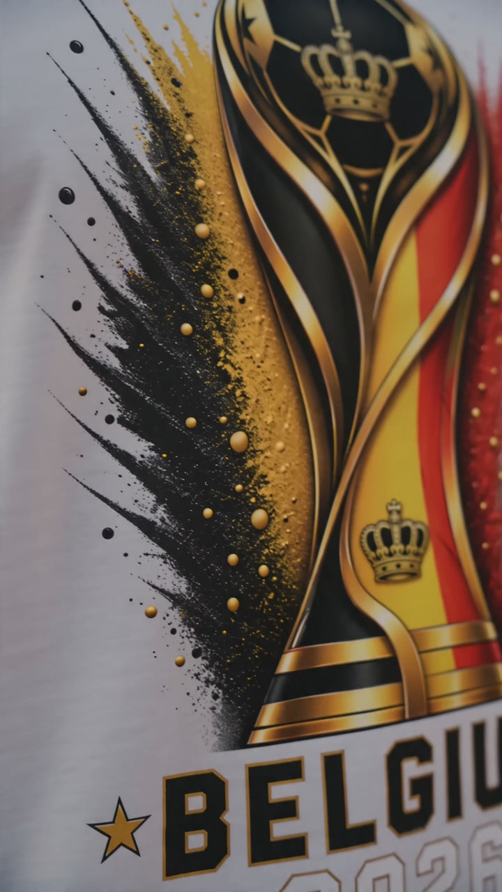 Belgium Soccer Shirt 2026 | Belgium Football Fan T-Shirt | Global Stage 2026 Supporter Apparel | Match Day Soccer Tee