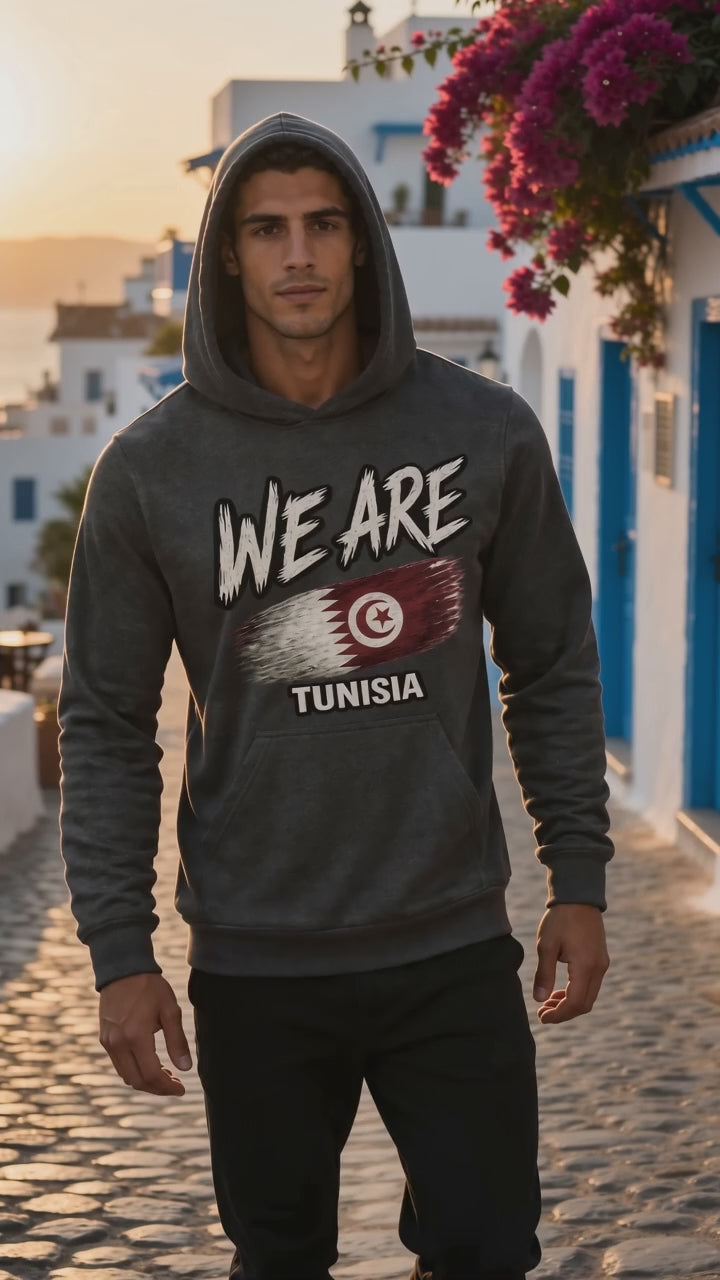 WE ARE Tunisia Heritage Flag Hoodie