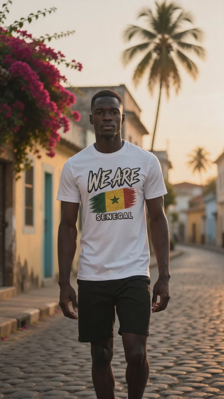 WE ARE Senegal Heritage Flag Unisex T-Shirt