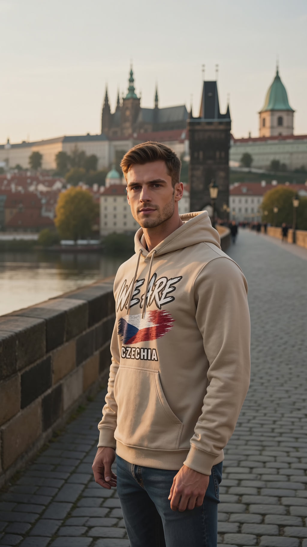 WE ARE Czechia Heritage Flag Hoodie