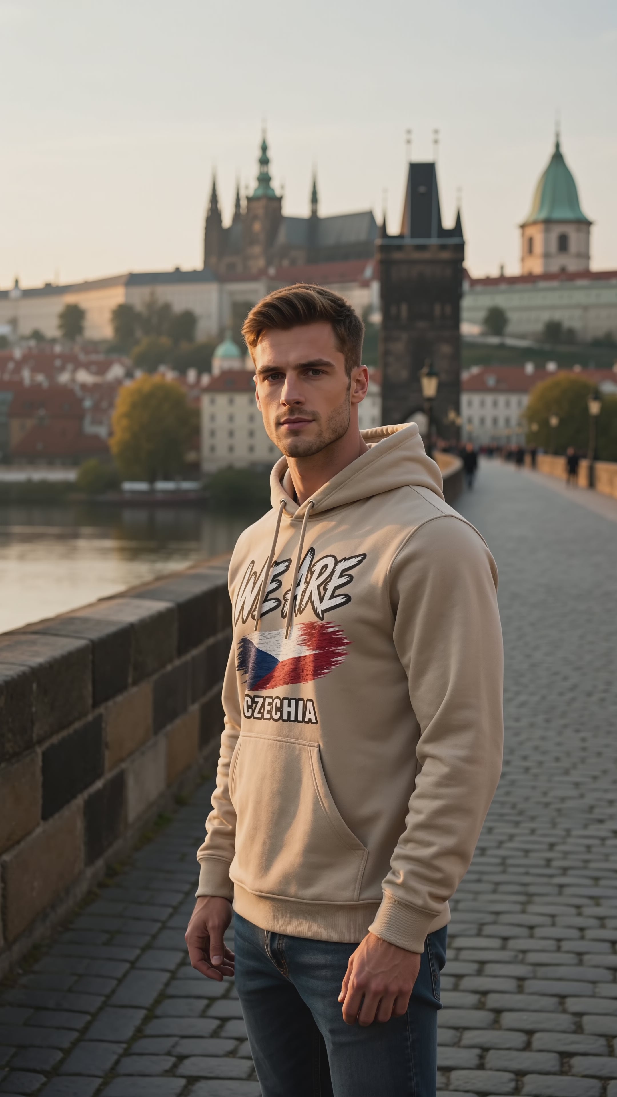 WE ARE Czechia Heritage Flag Hoodie