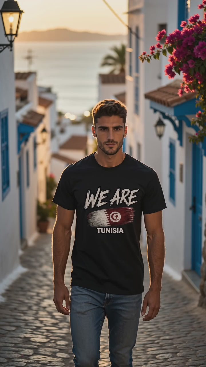 WE ARE Tunisia Heritage Flag T-Shirt