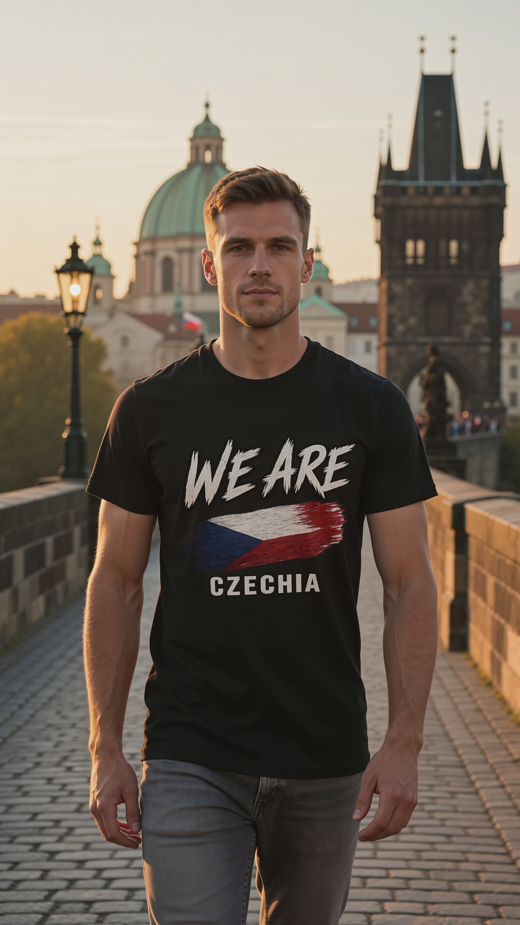 WE ARE Czechia Heritage Flag T-Shirt