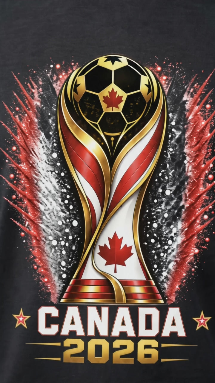Canada 2026 Soccer Shirt | Canada World Cup 2026 T-Shirt | Canadian Soccer Fan Apparel | Football Supporter Tee | Canada National Team Shirt