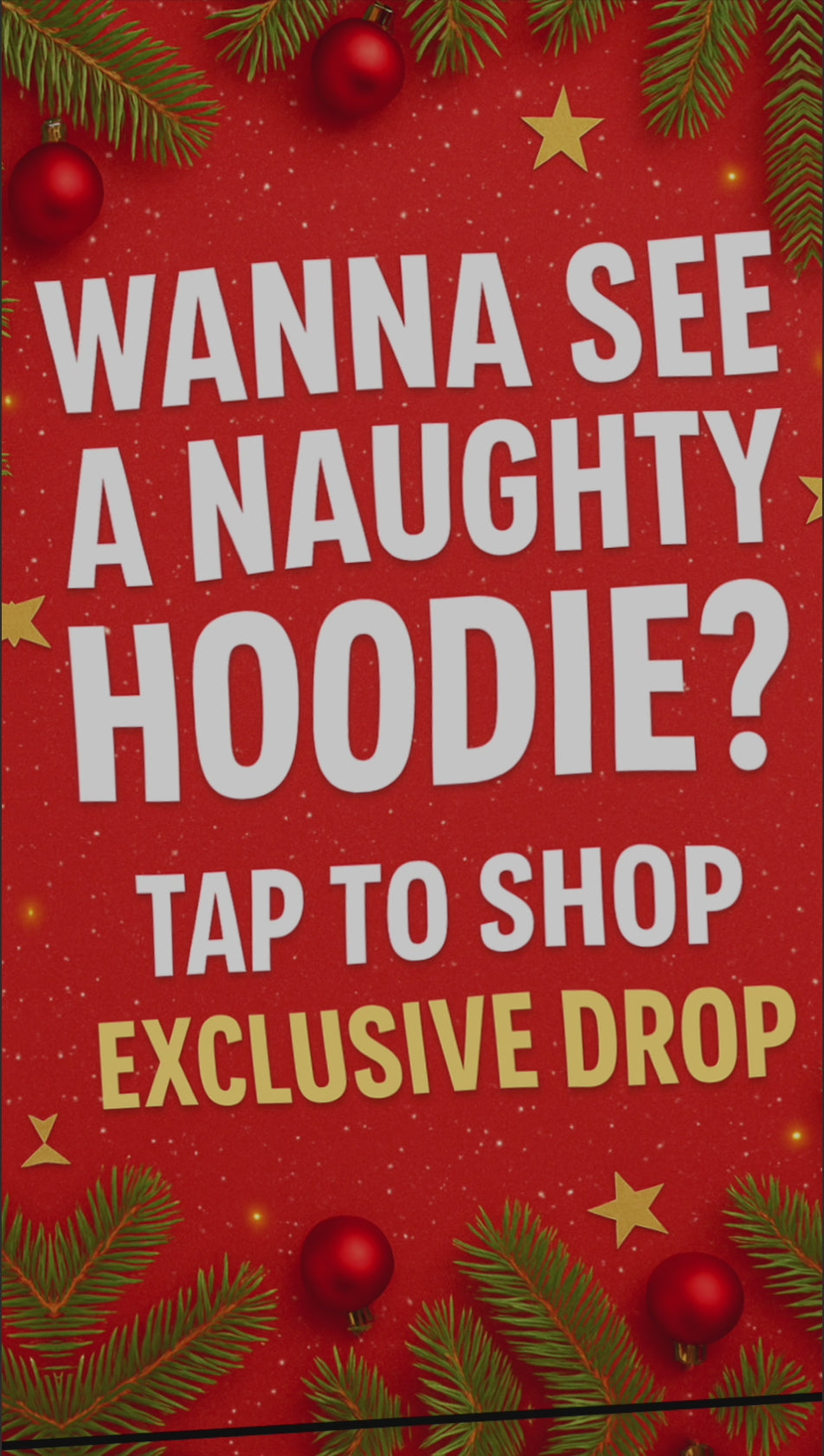 Funny Christmas Hoodie – Sarcastic Santa Graphic Holiday Pullover Sweatshirt