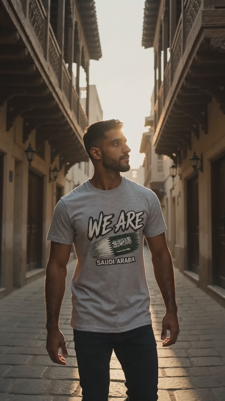 WE ARE Saudi Arabia Flag Heritage Unisex T-Shirt