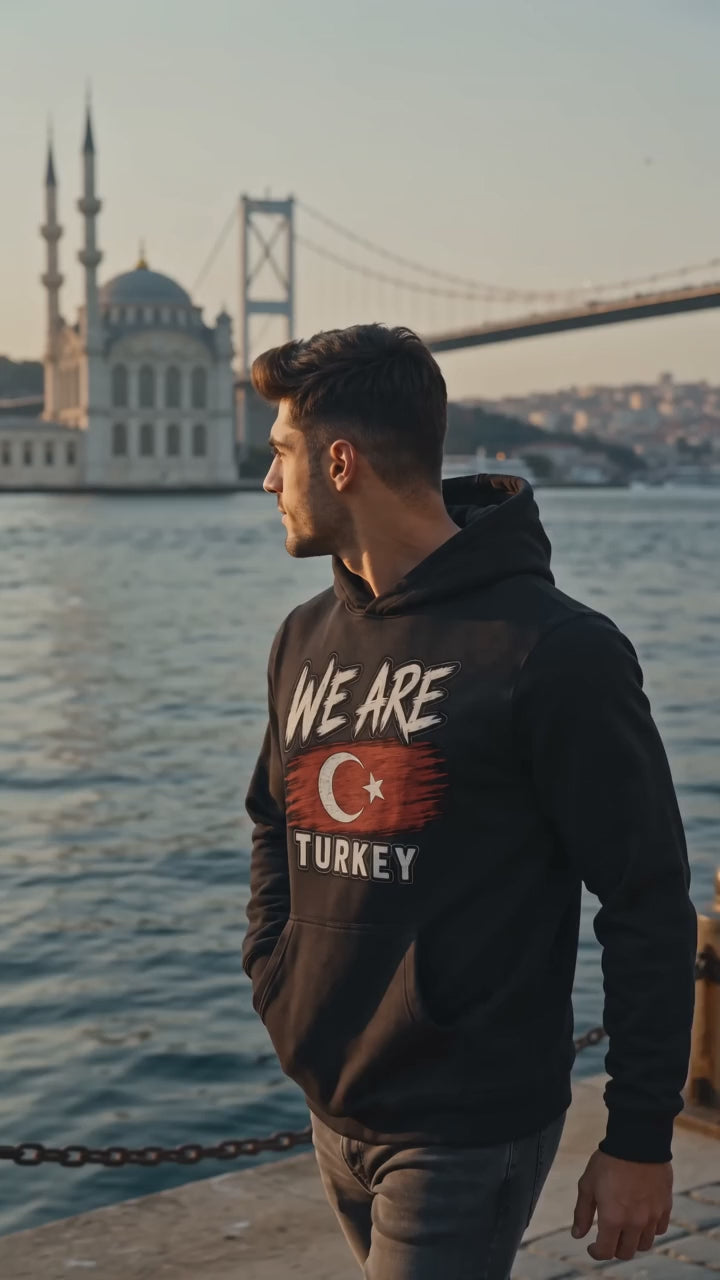 WE ARE Turkey Flag Heritage Unisex Hoodie