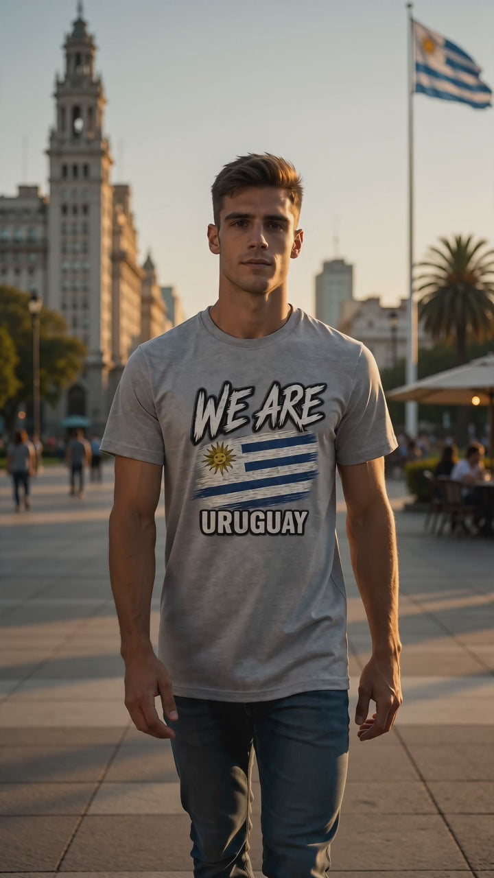 WE ARE Uruguay Heritage Flag Unisex T-Shirt